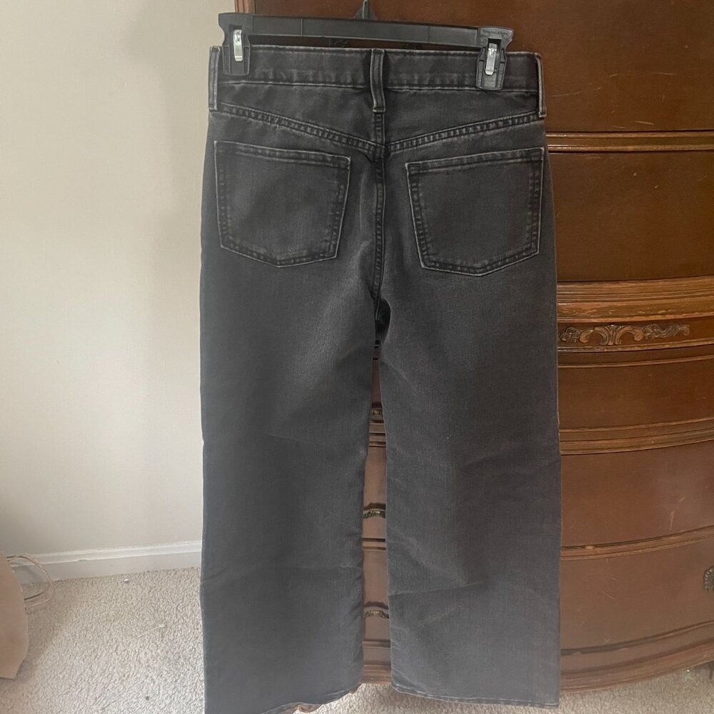 Old Navy Girls High-Rise Baggy Wide-Leg Jeans – Size 12 - Picture 2 of 4